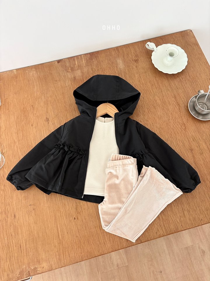 French Velvet Bootcut Pants by Ohho for Child - view 3