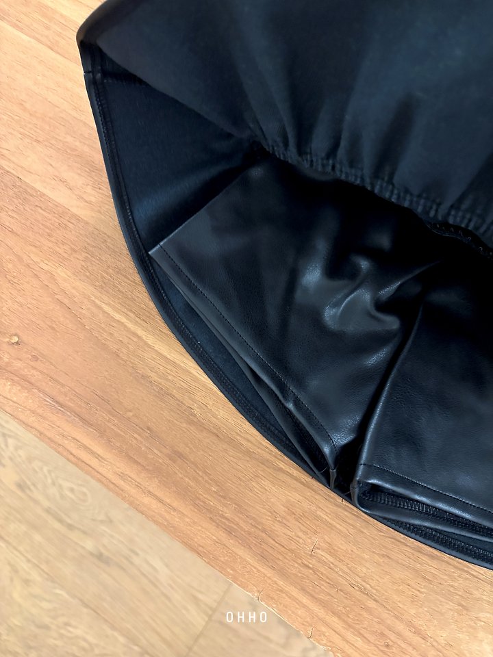 Leather Shirring Skirt by Ohho for Child - view 5