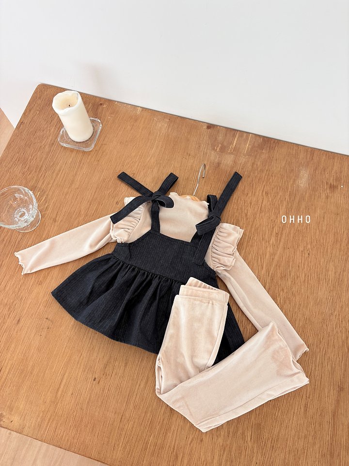 French Velvet Wing Tee by Ohho for Child - view 7