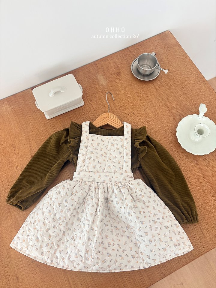 Rose Quilting Overall Skirt by Ohho for Child - view 4