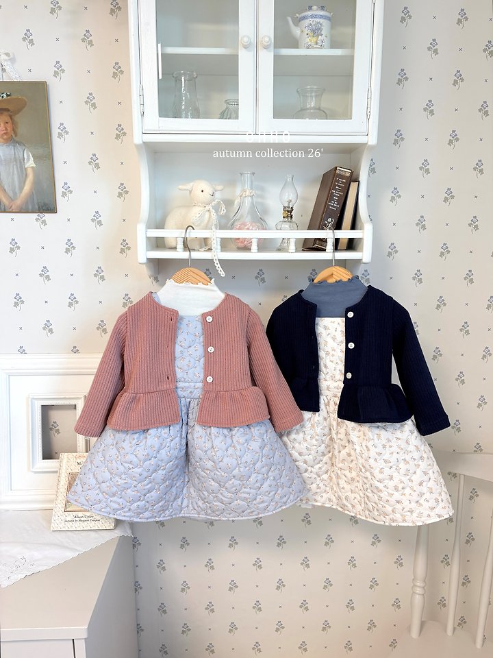 Rose Quilting Overall Skirt by Ohho for Child - view 5