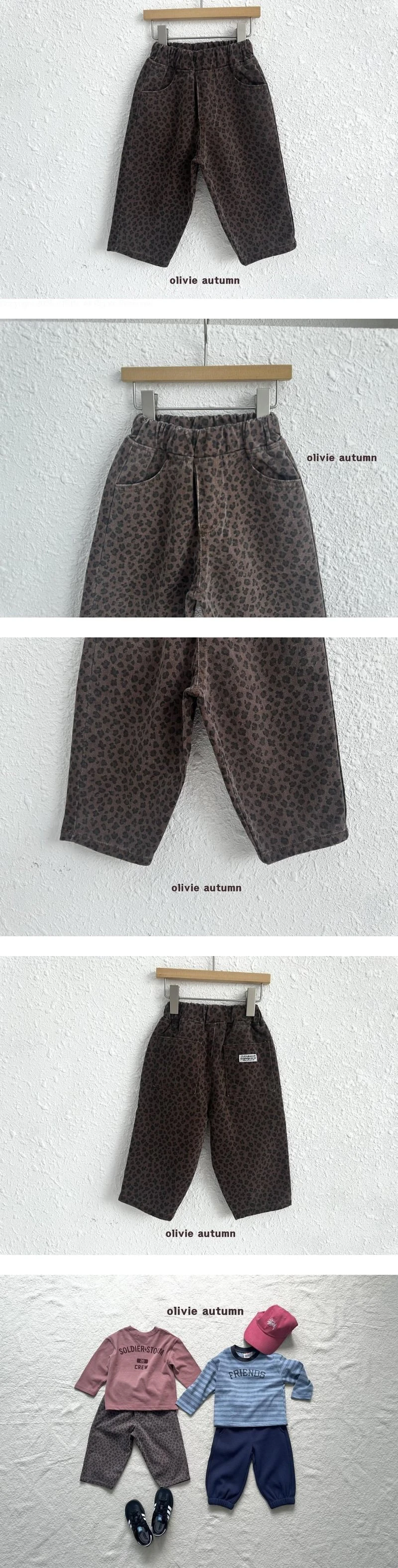 Leopard Pants by Olivie for Child - view 1