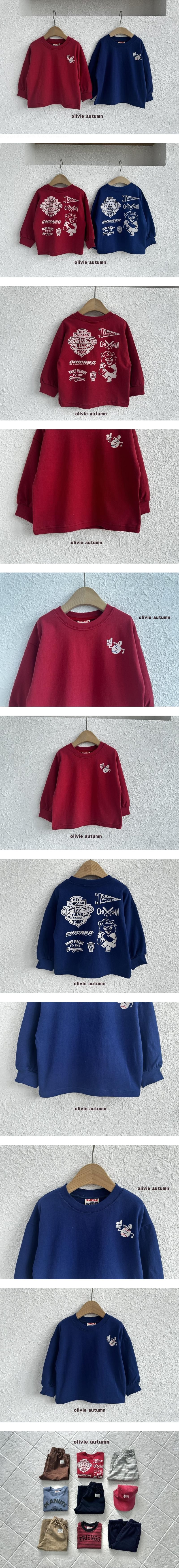 Chicago Bear Tee by Olivie for Child - view 1