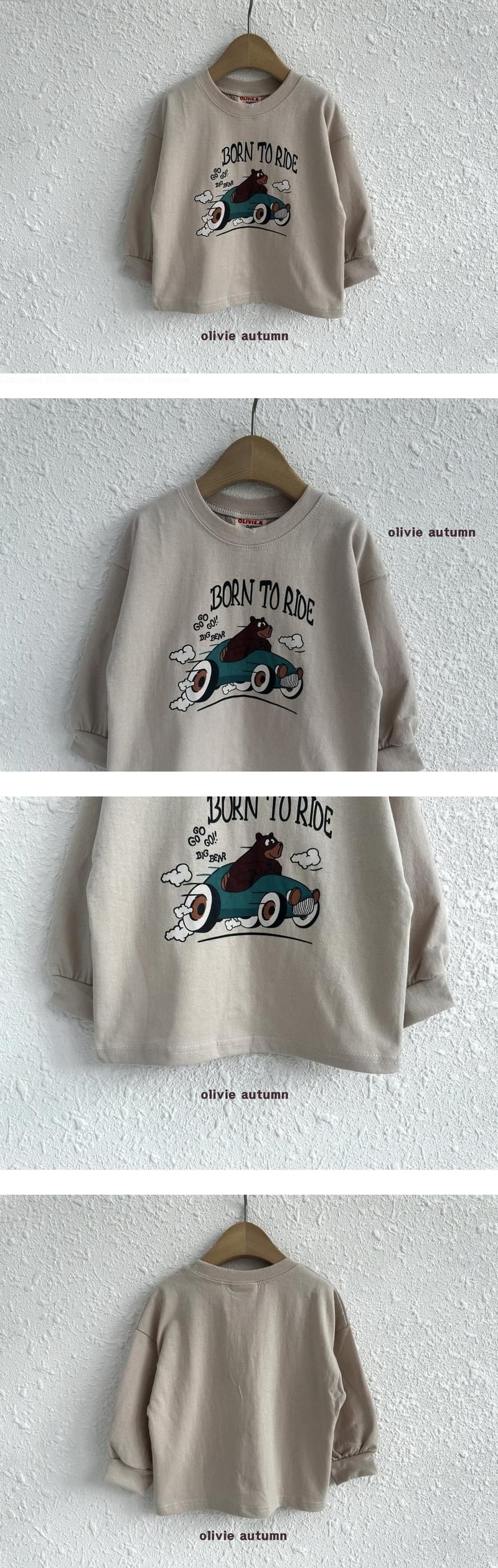 Car Bear Tee by Olivie for Child - view 1