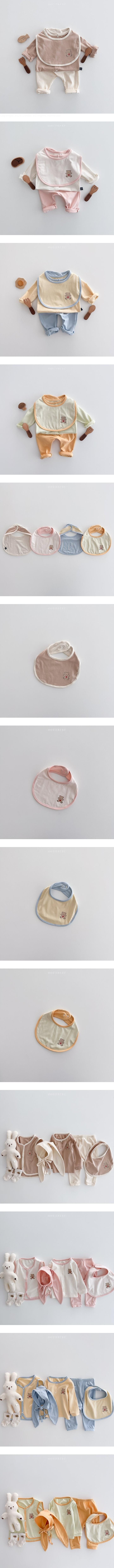 Daldal Modal Double-Sided Cotton Bib by Oott Bebe for Baby - view 1