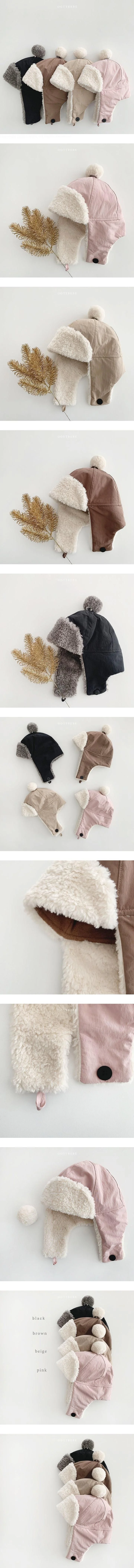 Fur Aviator Hat by Oott Bebe for Baby - view 1