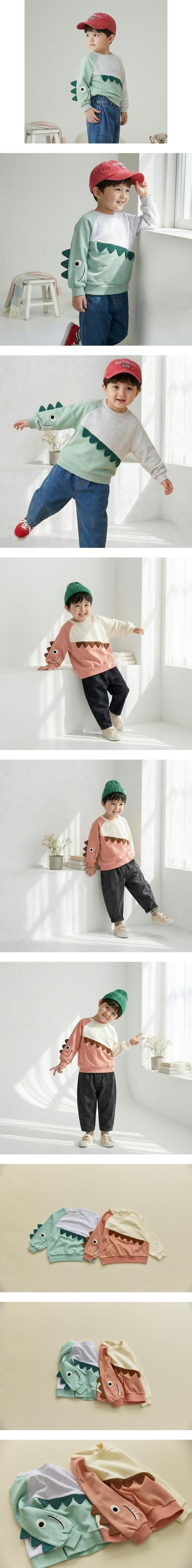 Boucle Dinosaur Tee by Orange Mom for Child - view 1