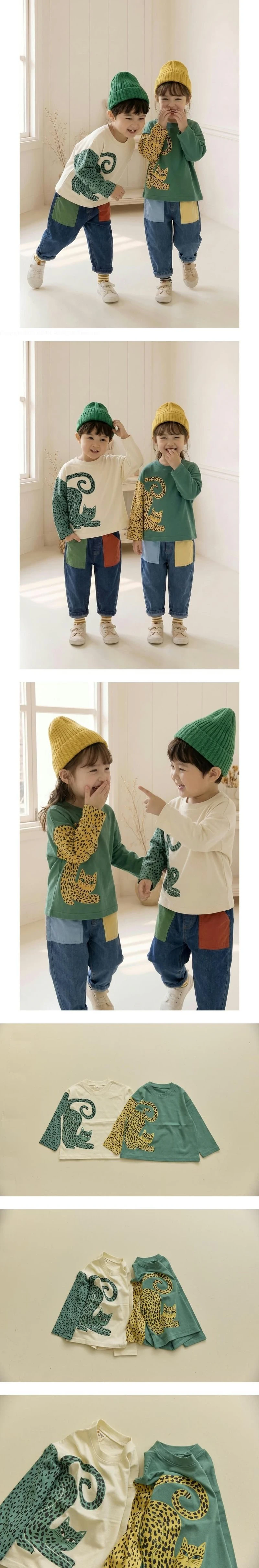Polka Dot Cat Tee by Orange Mom for Child - view 1