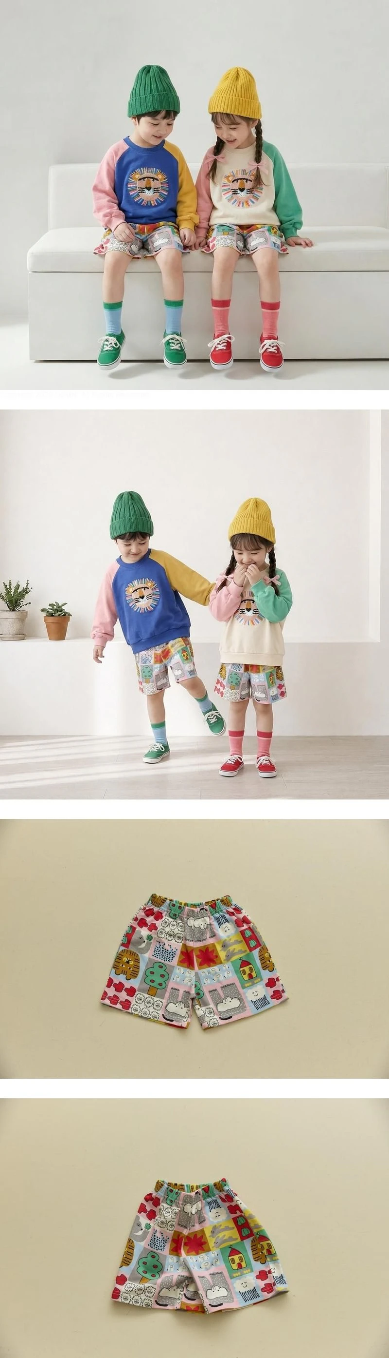 Printed Shorts by Orange Mom for Child - view 1