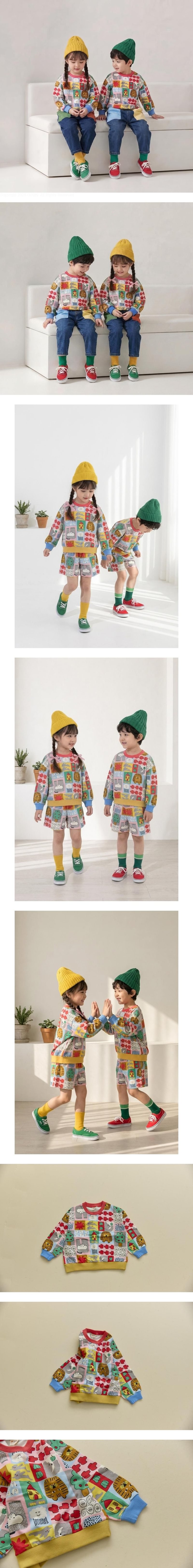 Printed Sweatshirt by Orange Mom for Child - view 1