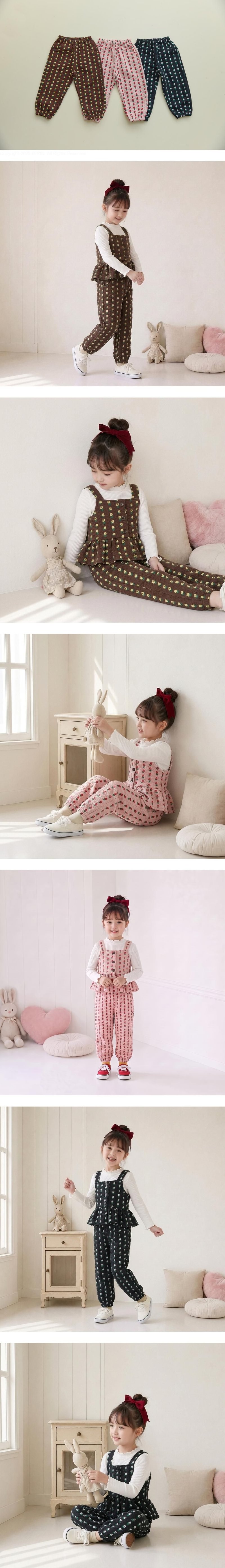 Jacquard Jogger Pants by Orange Mom for Child - view 1