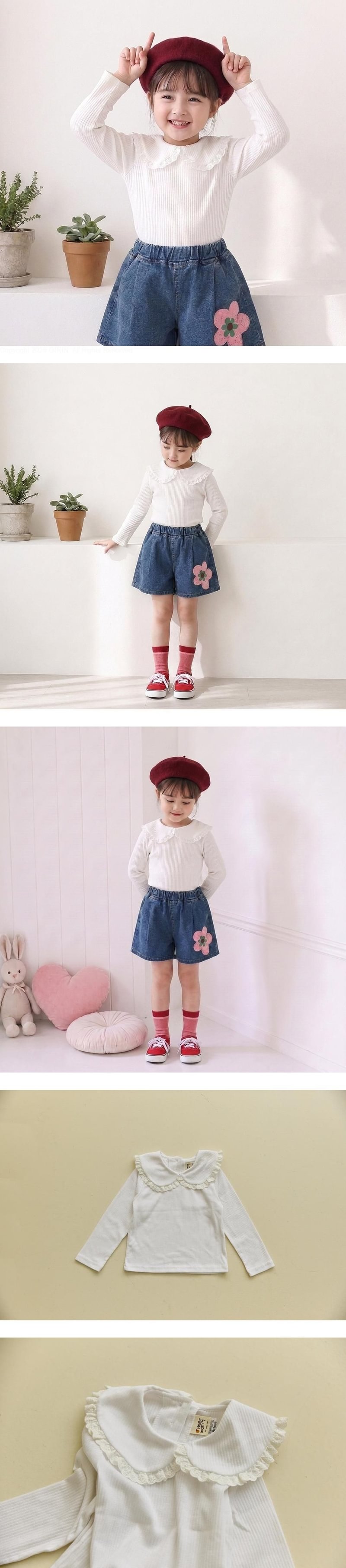 Lace Collar Tee by Orange Mom for Child - view 1
