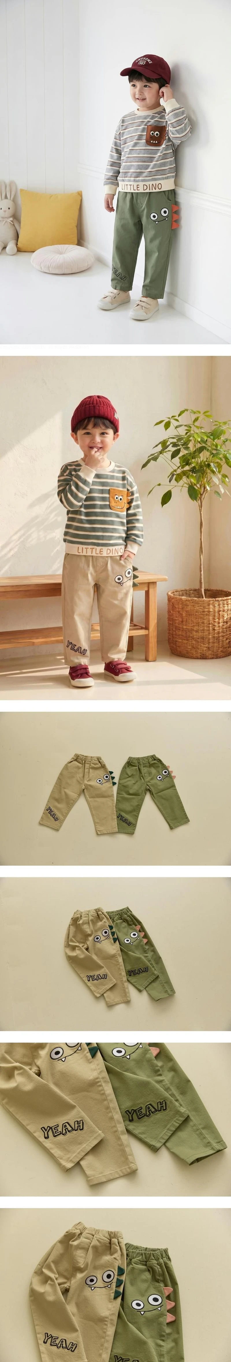 Dinosaur Horn Stretch Pants by Orange Mom for Child - view 1