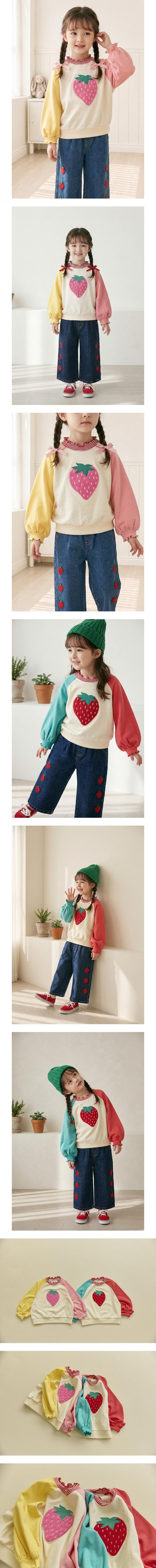 Boucle Strawberry Tee by Orange Mom for Child - view 1