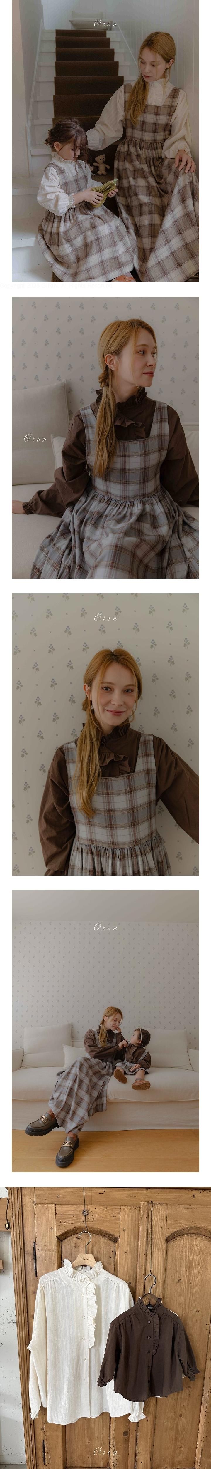 Mom) Rhea Frill Blouse by Oren for Child - view 1