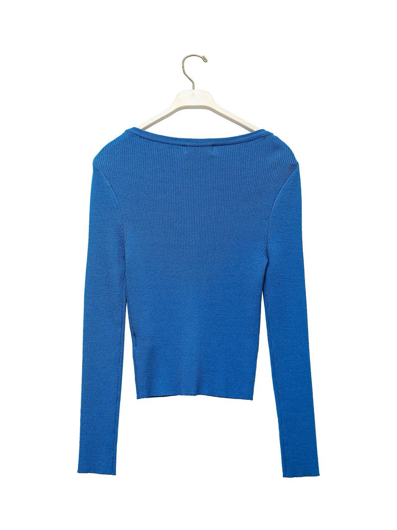 Off Shoulder Ribbed Cardigan by Paper Moon for Women - view 5