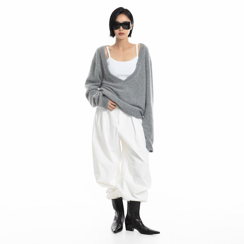 Curve Volume Wide Chino Pants by Paper Moon for Women - view 2