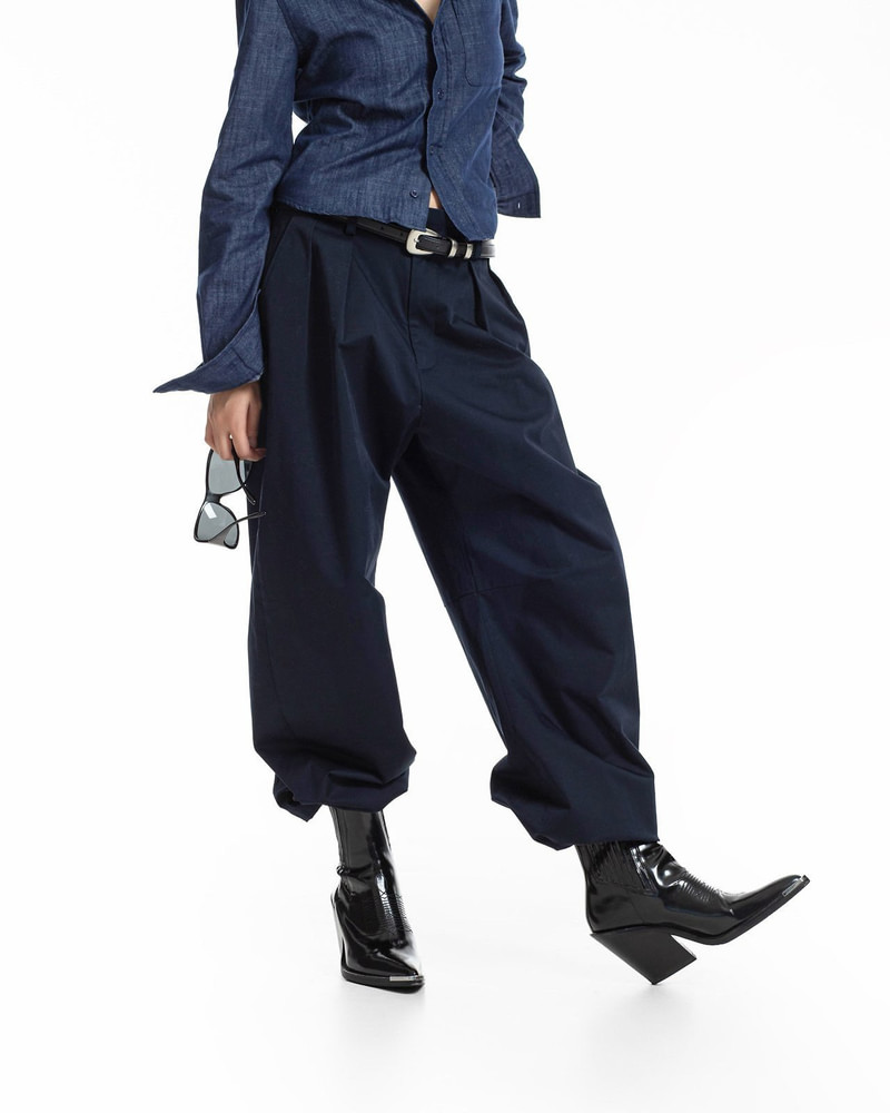 Curve Volume Wide Chino Pants by Paper Moon for Women - view 6