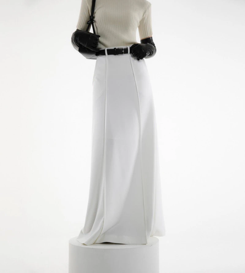 Pintuck Detail Maxi Flare Skirt by Paper Moon for Women - view 2
