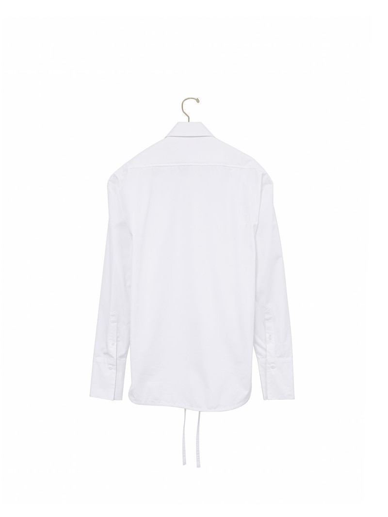 Padded Shoulder Button Down Cotton Shirt by Paper Moon for Women - view 5