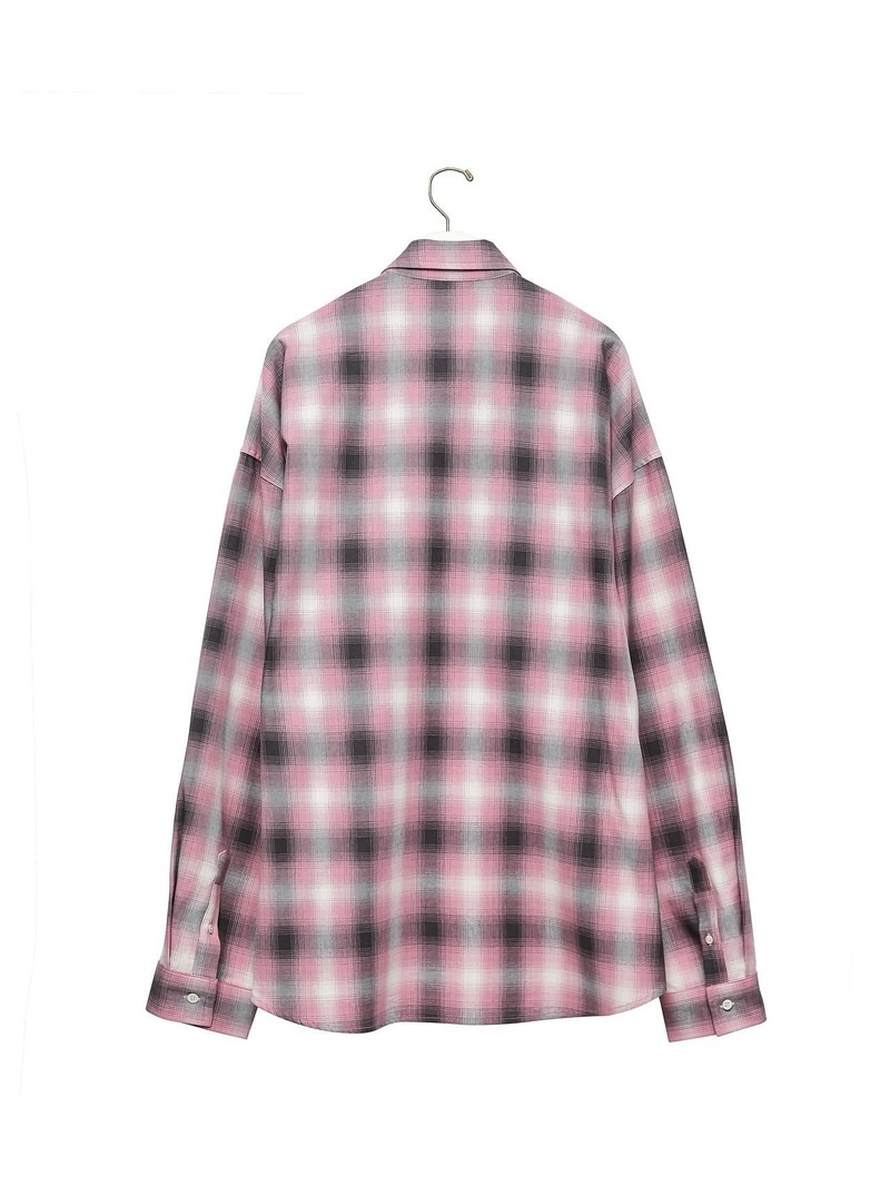Oversized Plaid Check Button Down Shirt by Paper Moon for Women - view 4
