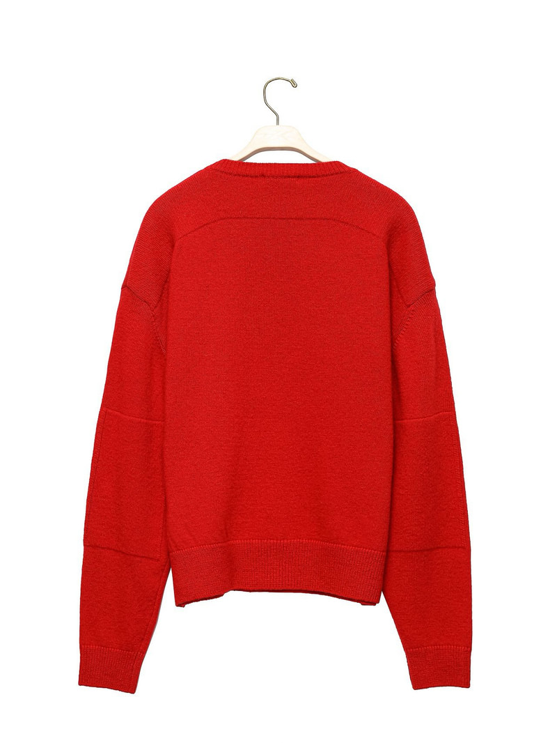 Double Knitting Shoulder Detail Round Neck Knit by Paper Moon for Women - view 5