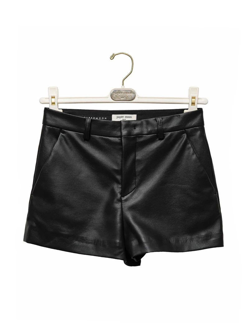 Classic Leather Short Pants by Paper Moon for Women - view 3