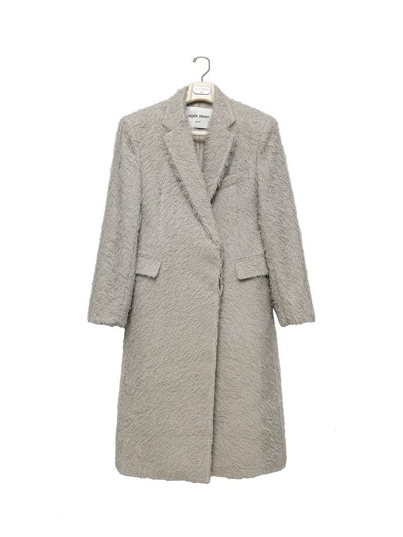 Classic Hairy Minimal Coat by Paper Moon for Women - view 6