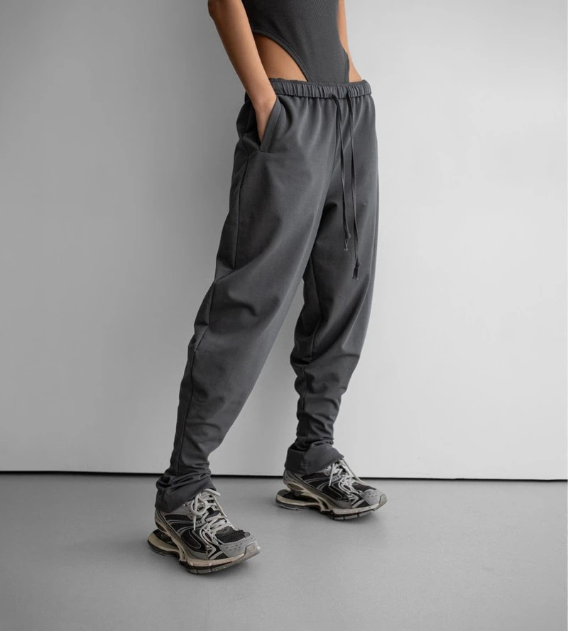 Curved Balloon Leg Jerge Pants by Paper Moon for Women - view 1