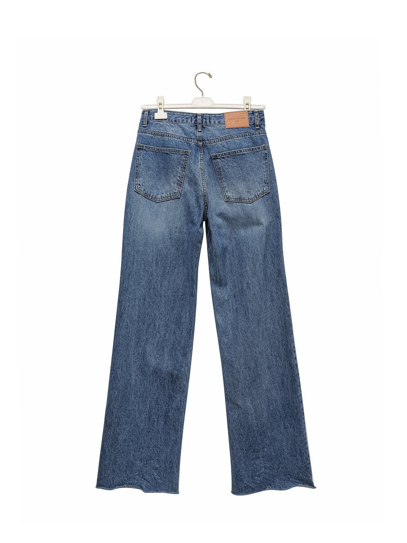 Classic Low Cut Wide Denim Pants by Paper Moon for Women - view 6