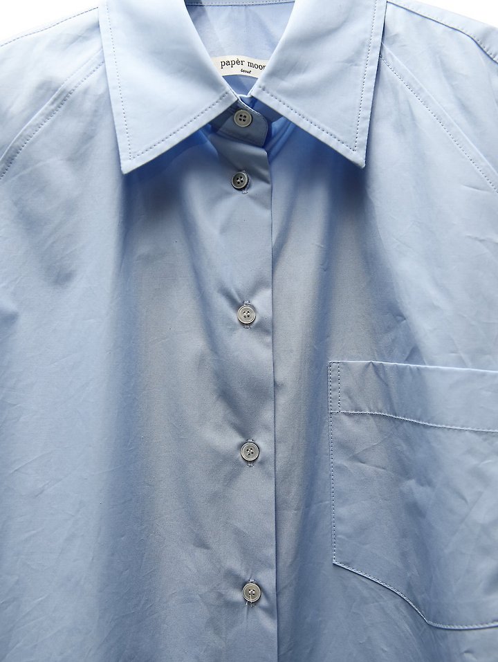 Oversized Panel Pattern Poplin Shir by Paper Moon for Women - view 11