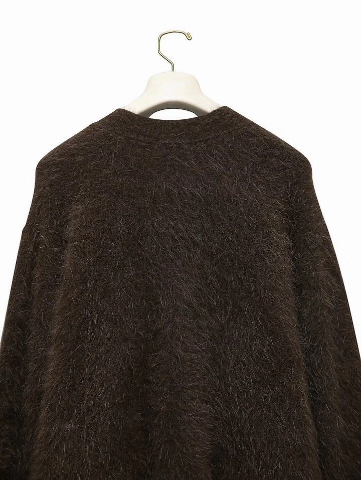 LUX Mink Angora Oversized Knit Cardigan by Paper Moon for Women - view 10