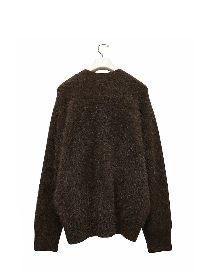 LUX Mink Angora Oversized Knit Cardigan by Paper Moon for Women - view 4