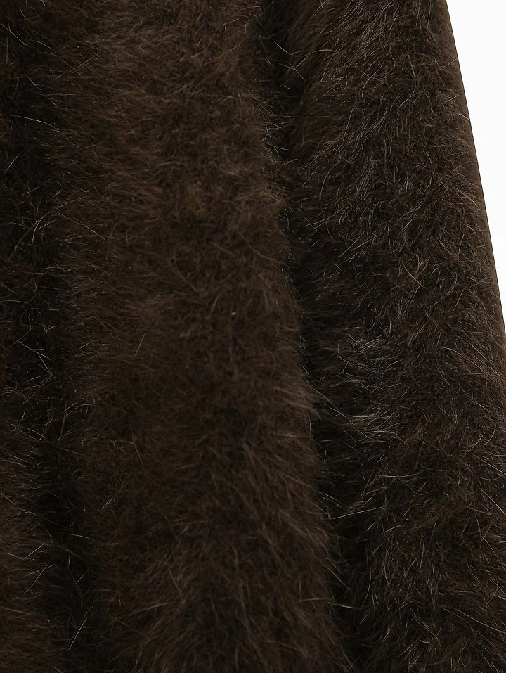 LUX Mink Angora Oversized Knit Cardigan by Paper Moon for Women - view 8