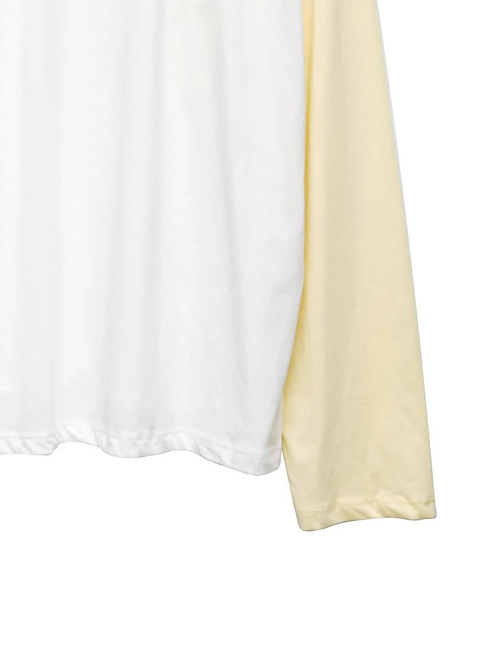 Contrast Raglan Long-Sleeve T-Shirt by Paper Moon for Women - view 11