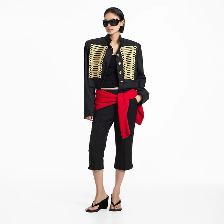 Napoleon Military Cropped Jacket by Paper Moon for Women - view 1