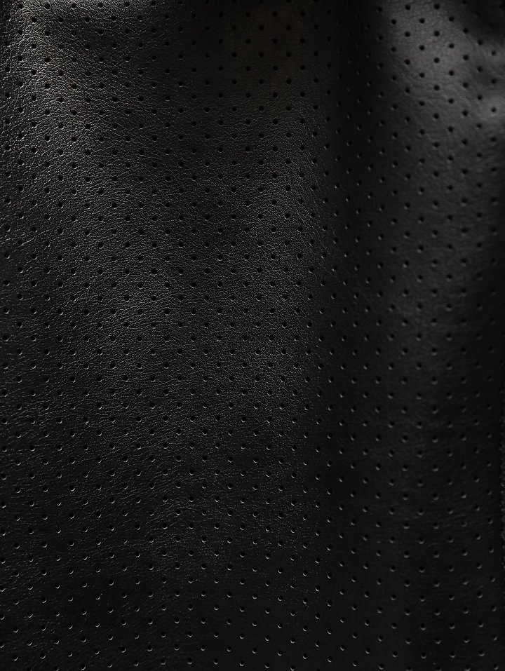 Classic Slim-Fit Perforated Leather Jacket by Paper Moon for Women - view 10