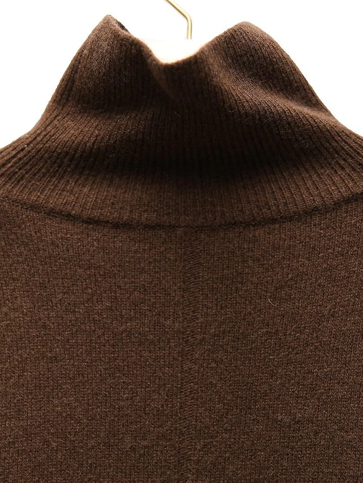 Classic Cashmere Blended Wool High Neck Knit T by Paper Moon for Women - view 10