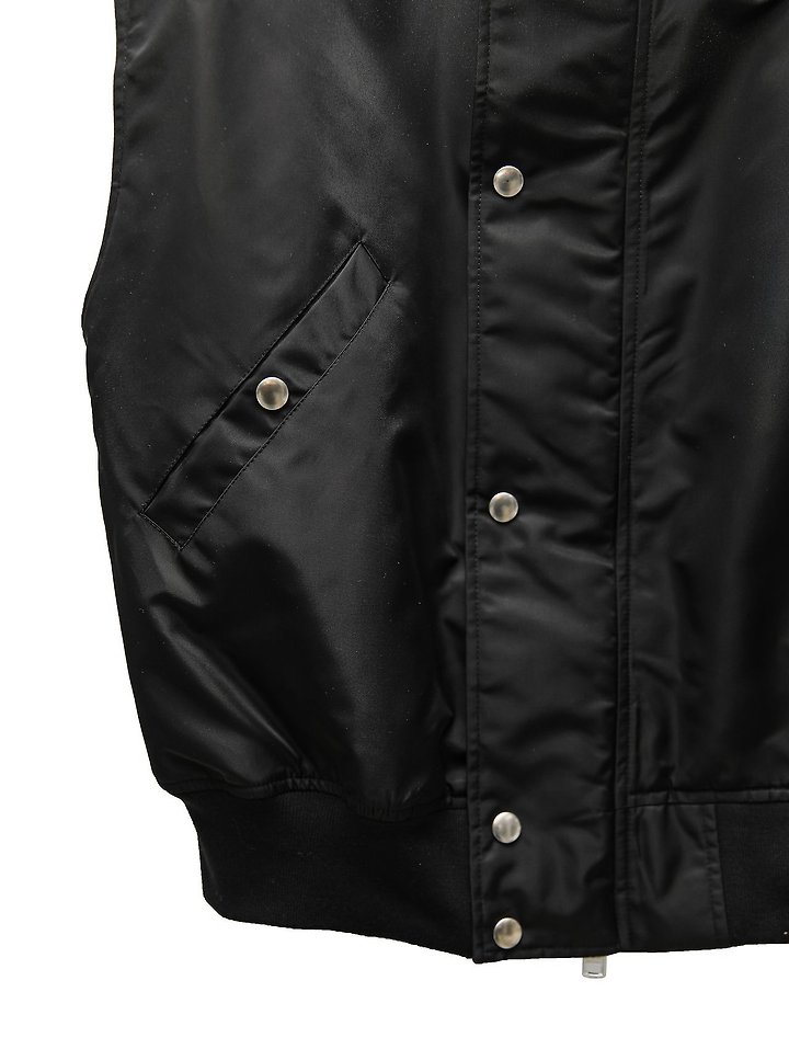 Oversized Padded Shoulder Bomber Vest by Paper Moon for Women - view 11
