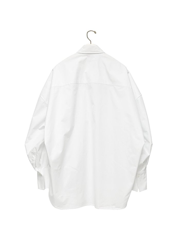 Oversized Panel Pattern Poplin Shirt by Paper Moon for Women - view 10