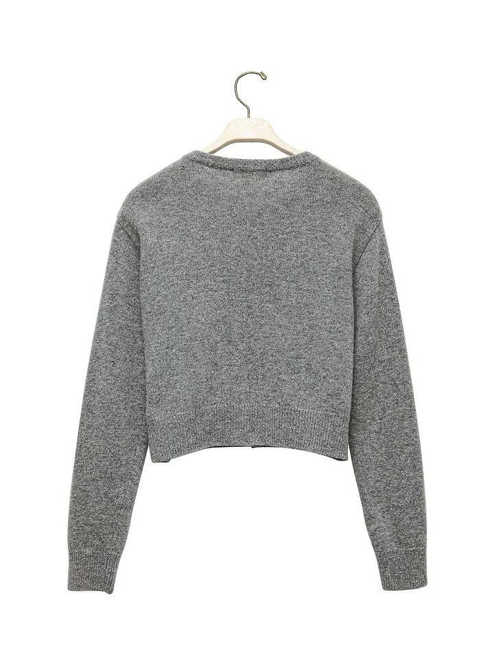 Color Bi - Stitched Button Detail Cashmere Wool by Paper Moon for Women - view 6