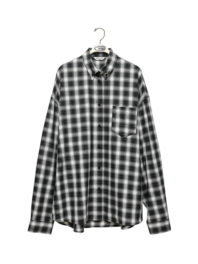 Everyday Oversized Plaid Check Shirt by Paper Moon for Women - view 2