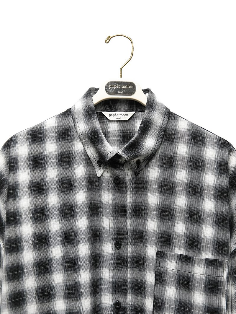 Everyday Oversized Plaid Check Shirt by Paper Moon for Women - view 4