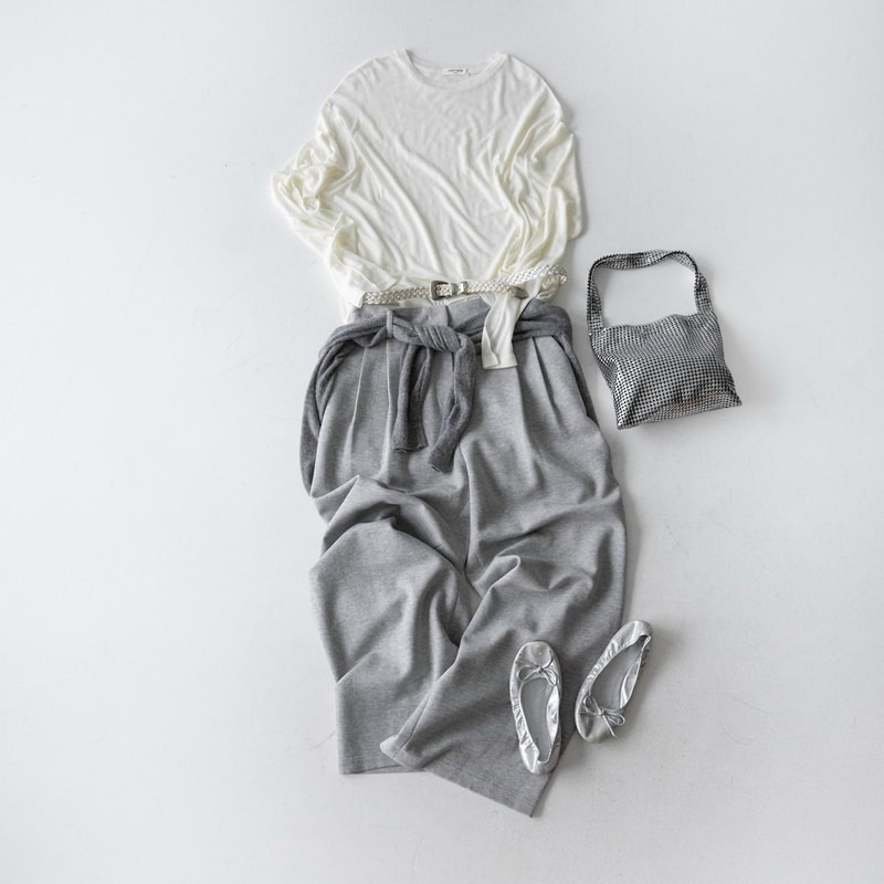 Soft Wool Tencel Long Sleeve Tee by Paper Moon for Women - view 1
