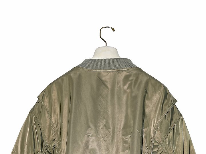 Super Oversized Two Way Zipper MA - 1 Bomber by Paper Moon for Women - view 10