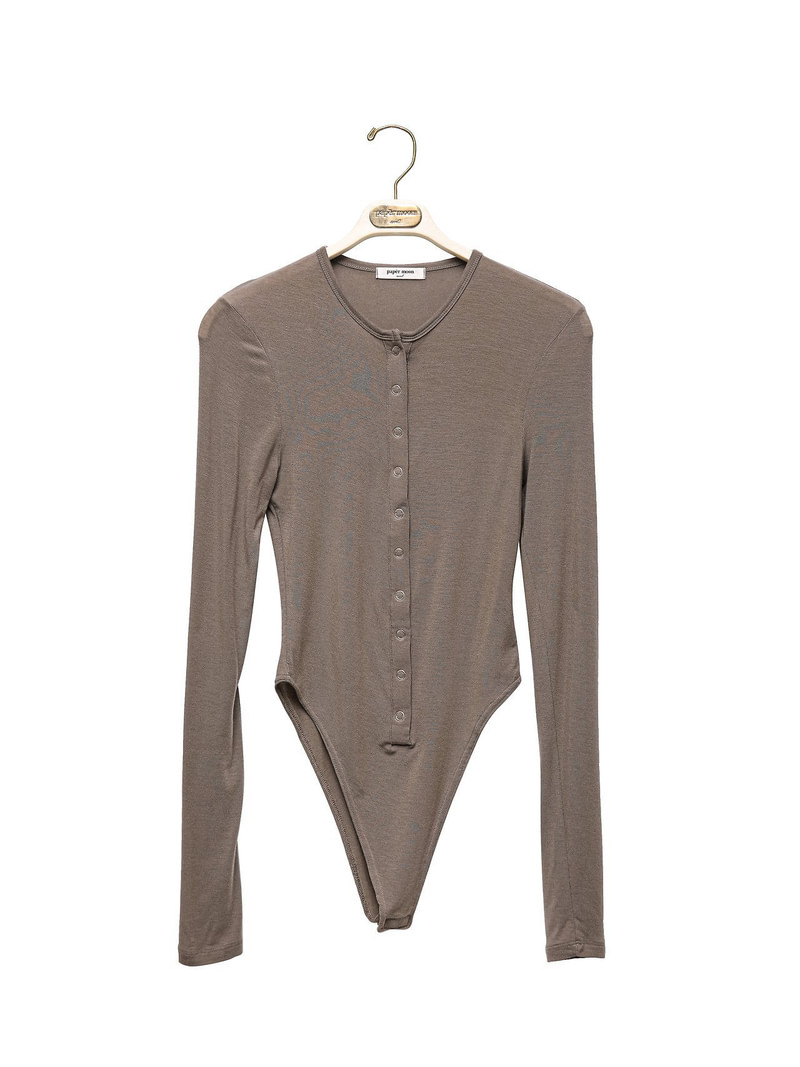Ring Snap Button Detail Bodysuit by Paper Moon for Women - view 3