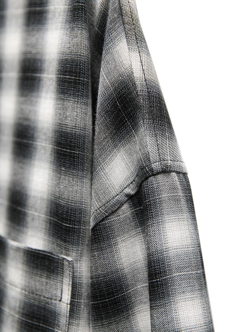 Everyday Oversized Plaid Check Shirt by Paper Moon for Women - view 5