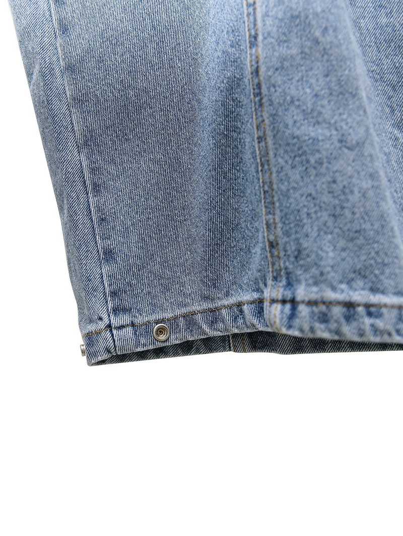 Volume Pintuck Denim Pants by Paper Moon for Women - view 10