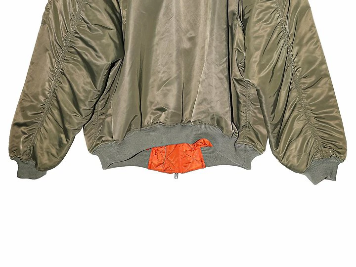 Super Oversized Two Way Zipper MA - 1 Bomber by Paper Moon for Women - view 11