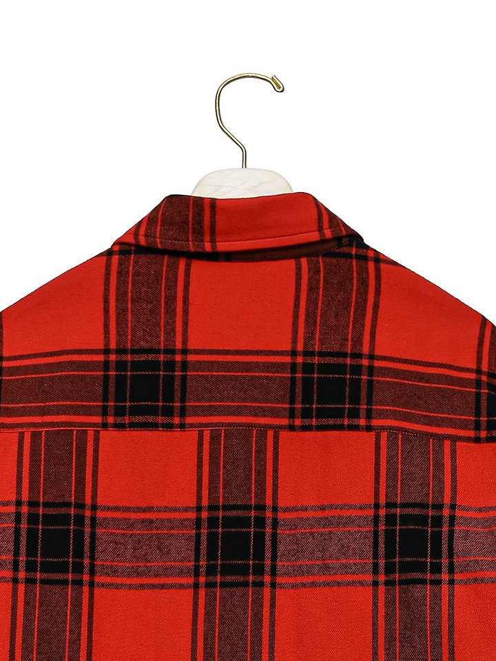 Oversized Flannel Checked Quilted Button Down by Paper Moon for Women - view 10